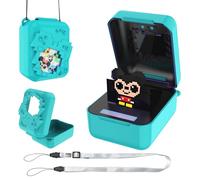 Olycism Etui en Silicone pour Bitzee Disney avec Cordon Réglable Fabriqué à partir de matériaux sûrs Compact et Portable Protéger efficacement Le Bitzee Mon Animal interactif 3D Bleu Ciel