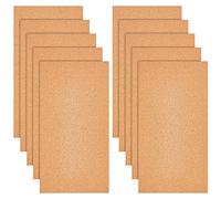 OLYCRAFT 10 Feuilles de Liège 305x155mm Rouleau de Liège Marron Panneau de Lièges Rectangle Epais 1mm Carreaux de Tapis de pour Sous-verre Set de Table Bricolage Fournitures