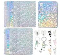 OLYCRAFT 15pcs 5 Styles Inserts Cardstock for Clear Case 17.2x12.3cm Inclus 6pcs Cat Dust Plugs 2pcs Heart Stands Butterfly Pendant Decorations for Book Lover 6.8 Inch Electronic Reader