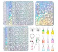 OLYCRAFT 15pcs d'inserts en carton pour boîte transparente 17,2 x 12,3cm incluant 10pcs bouchons anti-poussière forme 2pcs supports forme pendentifs papillon pour lecteur électronique de 6,8 pouces