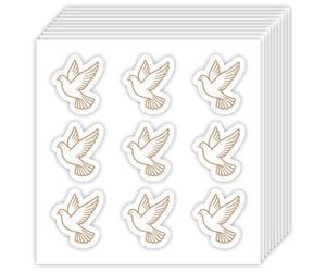 OLYCRAFT 180Pcs autocollants forme de colombe autocollants 20 Sheets décoratifs en papier autocollant 25mm Animal petit autocollant pour bricolage calendriers Scrapbooking Album Bullet Journals