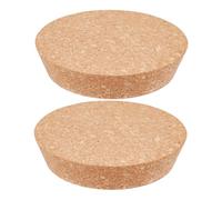 OLYCRAFT 2 Bouchon Conique en Liège de 13-15cm Bouchon Conique en Bois pour Bocal en Verre Couvercle de Bouteille de Vin Remplacement en Bois Tendre Naturel pour la Cuisine Les Cadeaux de Mariage