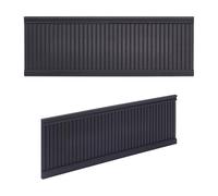 OLYCRAFT 2 Pcs Mini Wainscoting Wainscot intérieur Miniature Panneaux muraux Miniatures en Plastique Mini Wainscoting Garniture intérieure pour Minihouse Bricolage Ornements Minihouse 200x70x4mm