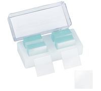 OLYCRAFT 200pcs Protection Transparente Standard pour Microscope Lame Carrée en Verre de 22x22mm D'Épaisseur Lame Standard en Verre de 0.2mm D'Épaisseur pour Expérience de Biologie Fondamentale