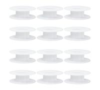OLYCRAFT 24 pièces bobines de fil en plastique bobines de fil de fil bobines bobines de fil vides bobines en plastique pour machines à broder et à coudre -55x20mm/2''x0.8''