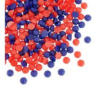 OLYCRAFT 240pcs Framboise Artificielle Imitation Framboise décoration Plastique Framboise Fruit cabochon Framboise Artificielle décoration Partie décoration Art Armoire Maison poupée Mini Cuisine