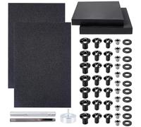 OLYCRAFT 259pcs Kit de Fabrication d'Étuis Kit de Fabrication d'Étuis DIY Incluant Mousses Thermoformage Planche en Mousse EVA Oeillets Poinçon Outil pour Fabriquer Un Fourreau Dérive Grande Valeur