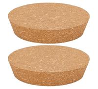 OLYCRAFT 2pcs Bouchon Conique en Liège de 13~15cm pour Bocaux de Conserve en Bois Bouchon Conique en Bois pour Bouteilles de Vin Bocaux en Bois pour la Cuisine Les Mariages et Les Conserves