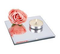 OLYCRAFT 2pcs de 10x10cm de Carreaux de Miroir en Verre Carrés de 2.5mm D'Épaisseur Petits Miroirs Décoratifs Carrés en Verre Carreaux de Verre Miroir Artisanal Plaque de Bougie pour Table