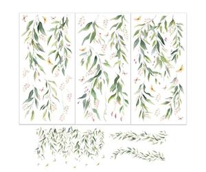 OLYCRAFT 3 pcs/Set Spring Wicker Rub On Transfers pour Meubles et Artisanat 15x30cm Willow Vine Furniture Decals Butterfly Plants Transfer Stickers Rub On Decals pour Meubles en Bois Décoration