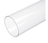 OLYCRAFT 305x90mm Acrylique Tube Rond Transparent Rigide Acrylique Tube Clair Tube Rond Creux Barre Ronde Tige pour DIY Artisanat Lampes Aquarium Fish Tank Architectural Model Making