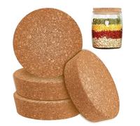 OLYCRAFT 4 Bouchons en Liège Coniques de 73-90mm pour Bouteilles et Bocaux en Liège et Bois pour la Cuisine et la Mise en Conserve