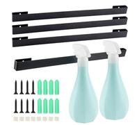 OLYCRAFT 4 Paquets Organisateurs Bouteilles pulvérisatrices 404mm Mural Rack Rangement pour Bouteilles Supports Cintre Mural pour Bouteille pour Le détaillage Garage et Le Rangement Domestique