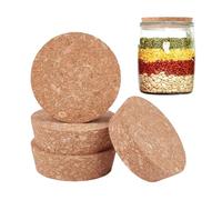 OLYCRAFT 4Pcs Grands Bouchons de liège 7,5~8,5 cm couvercles de Bouteille en Bois Bouchons de liège Coniques couvercles Coniques en Bois Bouchons Bouteille de vin Bouchon Le Mariage de Cuisine