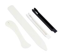 OLYCRAFT 4pcs outil de Marquage Manuel en Feuille de Cuivre de 5.5mm pour Vitrail Brunissoir en Plastique pour Vitrail Outil de Marquage pour Vitraux Scrapbooking Reliure Fabrication de Cartes