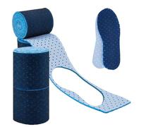 OLYCRAFT 4Pcs Semelles de Chaussures Bleues pour Crochet 1,5m x 9,2cm Semelles Chaussures Réglables Forme Semelles Auto-Couper pour Tous Membres rojets Chaussures Fabriquées Main