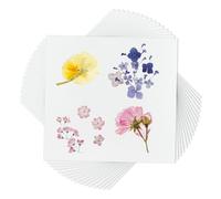 OLYCRAFT 50 Pack papier buvard de presse de fleurs 26x25cm papiers buvard réutilisables blancs papier buvard pour la préservation florale et les projets d’art de bricolage -0.4mm d’épaisseur