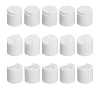 OLYCRAFT 50pcs Bouchon à Disque en Plastique Blanc 28/410 Bouchons à Disque Rechange Bouteilles de 27mm Diamètre Intérieur Bouchon Fileté Plastique Bouteilles Cosmétiques Rechargeables