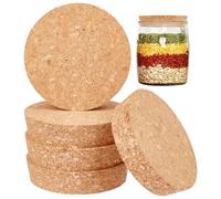 OLYCRAFT 5Pcs Grands Bouchons en Liège Bouchons en Liège Coniques Bouchons en Bois Couvercles de Bouteille Bouchons en Liège 8.5~9.1cm Bouchons de Bouteille de Vin Bouchons 2cm D'Épaisseur