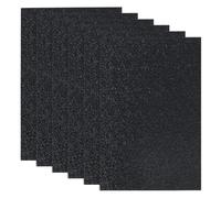 OLYCRAFT 6Pcs ABS feuille de plastique 21x30cm panneau rigide moulé noir 3mm d’épaisseur grande feuille plastique noir panneaus thermoforme panneau thermoformable pour bricolage décor Handcrafts