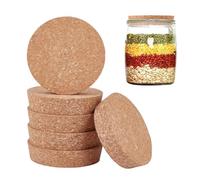 OLYCRAFT 6Pcs Grands Bouchons de liège 8,5~9,1 cm couvercles de Bouteille en Bois Bouchons de liège Coniques couvercles vin Bouchon Bocal la Mise en Conserve de faveur de Mariage de Cuisine