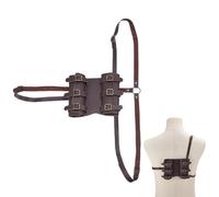 OLYCRAFT café épée Dos étui Double épée Dos épées médiévales Gaine Support Sangle Polyester Jeu de rôle Cosplay Accessoires pour héros Costume Anime Guerrier Renaissance médiévale