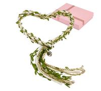 OLYCRAFT mariage Handfasting corde Lasso avec pendentifs pour mariage 1.8m rustique vert Lasso corde Lazos en coton Para Boda de motif celtique traditionnel pour cérémonie nuptiale