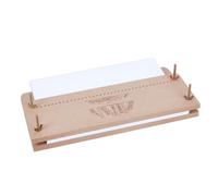 OLYCRAFT Outils de Presse de Livre en Bois Outils D'Espacement de Reliure de Livre Presse de Reliure en Bois Rectangulaire Livre Presse avec 2 vis pour Fournitures de Reliure 35x18x1.2cm