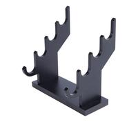 OLYCRAFT Présentoir à Baguettes Noires à 4 niveau Support en Bois de 12x6x15.7cm Support de Présentation de Baguette de Sorcier Support de Présentation Magique pour Baguette de Sorcier Collection