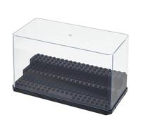 OLYCRAFT vitrine Figurine 17.3x8.2x10.5cm Vitrine Acrylique Vitrine pour Figurines Figurines Blocs Amovible Vitrine Cube Vitrine pour Modèles Cadeaux Boîtes de Rangement Antipoussière - Noir