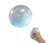 OLYGEE 2.36IN Coconut Oil Stress Ball, 2026 New Upgraded Squishy Toy - 100% Food-Grade Silicone, Non-Sticky & Odorless Fidget Ball for Anxiety Relief, Slow Rising Decompression Toy (Blue)