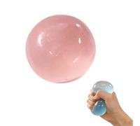 OLYGEE 2.36IN Coconut Oil Stress Ball, 2026 New Upgraded Squishy Toy - 100% Food-Grade Silicone, Non-Sticky & Odorless Fidget Ball for Anxiety Relief, Slow Rising Decompression Toy (Pink)