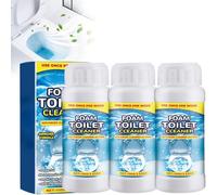 OLYGEE 2025 New Foam Toilet Cleaner, Advanced Powerful Toilet Bowl Cleaner for Home Bathroom, Instant Cleaning Foam for Toilets and Squatting Pans, Quick-Effective Bathroom Cleaning Supplies (3pcs)