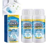 OLYGEE 2025 New Foam Toilet Cleaner, Advanced Powerful Toilet Bowl Cleaner for Home Bathroom, Instant Cleaning Foam for Toilets and Squatting Pans, Quick-Effective Bathroom Cleaning Supplies (2pcs)