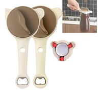 OLYGEE 2026 New Adjustable Stainless Steel Jar Opener, Jar Opener for Seniors & Weak Hands - Multi-function 4-in-1 Opener for Small/Large Lids, Cans - Kitchen Helper (2pcs)