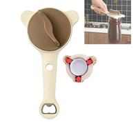 OLYGEE 2026 New Adjustable Stainless Steel Jar Opener, Jar Opener for Seniors & Weak Hands - Multi-function 4-in-1 Opener for Small/Large Lids, Cans - Kitchen Helper (1pcs)