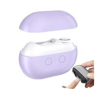 OLYGEE 2026 New Electric Nail Clipper for Toenails, 3-in-1 Electric Nail Trimmer for Seniors & Thick Nails - Painless Fingernail Tool with LED Light & Catcher, Low Vision Care for Adults (Purple,1pcs)