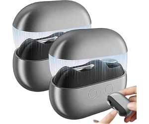 OLYGEE 2026 New Electric Nail Clipper for Toenails, 3-in-1 Electric Nail Trimmer for Seniors & Thick Nails - Painless Fingernail Tool with LED Light & Catcher, Low Vision Care for Adults (Gray,2pcs)