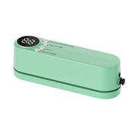 OLYGEE 3 in 1 Cordless Mini Vacuum Sealer Rechargeable, Handheld Heat Bag Sealer for Food Storage & Snack Bags, with Inflation Pump for Balls (Green)