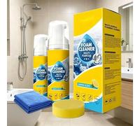OLYGEE 4-in-1 Multi-Enzyme Foam Cleaner 5oz, All-Purpose Deep Cleaning Spray for Kitchen Grease, Bathroom Tiles, Car Interior & Sofa Upholstery (2pcs)