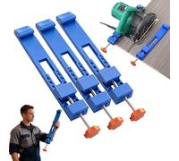 OLYGEE Adjustable Cutting Machine Base Guide, Circular Saw Guide Rail, New Electric Circular Saw Milling Positioning Clamp for Professionals Diy Enthusiasts Precision Cutting and Milling Tasks (3pcs)