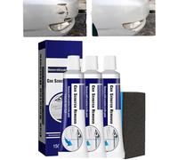 OLYGEE Car Scratch Remover, 2025 Upgraded Scratch Repair Kit, Multifunctional Car Paint Repair Paste with Sponge & Polishing Wax, Portable Deep Scratch Remover for All Vehicles (3pcs)