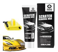 OLYGEE Car Scratch Remover Wax Universal Premium Polishing Compound 4 fl oz Deep Scratch Repair with Sponge and Cloth (1pcs)