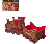 OLYGEE Christmas Presents Trains, Santa Express Train Gift Box, Deliver Holiday Cheer in Style, Christmas's Present Trains for Hold Presents Candy, Holiday Party Family Decor (B)