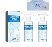 OLYGEE Clothing Emulsifier Stain Remover Spray, Powerful Laundry Spot Cleaner with Anti-Static Guard, Non-Ionic Active Enzyme Formula for Clothes, Sweat & Grass Dirt Removal (2pcs)