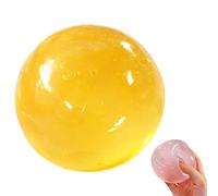 OLYGEE Coconut Oil Squishy Stress Ball, 2026 New Slow Rising Sensory Toy, Odorless Non-Sticky TPR Material, Stress Relief Fidget Toy for Improving Focus at Work, Study (Yellow,1pcs)