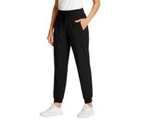 OLYGEE Comfy Pants Women Stretch Active, Fit Quick Drying Ice Silk Comfort Casual Travel, Pant for Work, Travel, Yoga (Black,4XL)