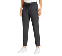 OLYGEE Comfy Pants Women Stretch Active, Fit Quick Drying Ice Silk Comfort Casual Travel, Pant for Work, Travel, Yoga (XS,Gray-1)