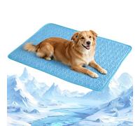 OLYGEE Dog Cooling Mat, Cooling Pad for Dog with Soft Touch Fabric, Pet Cooling Mat for Summer Heat, Foldable Washable for Home Travel (L)