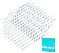 OLYGEE Dual-head Sticky Ear Cleaning Stick, Gentle Earwax Removal Adhesive Swabs for Adults, Disposable Ears Cleaner Pick with Safe Spiral Head, Portable Travel Ear Care Kit for Itchy Ears (48pcs)